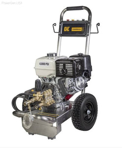 Pressure Washers - Be Power Equipment 4000 PSI 4.0 GPM Gas Pressure Washer With Honda GX390 Engine And Comet Triplex Pump