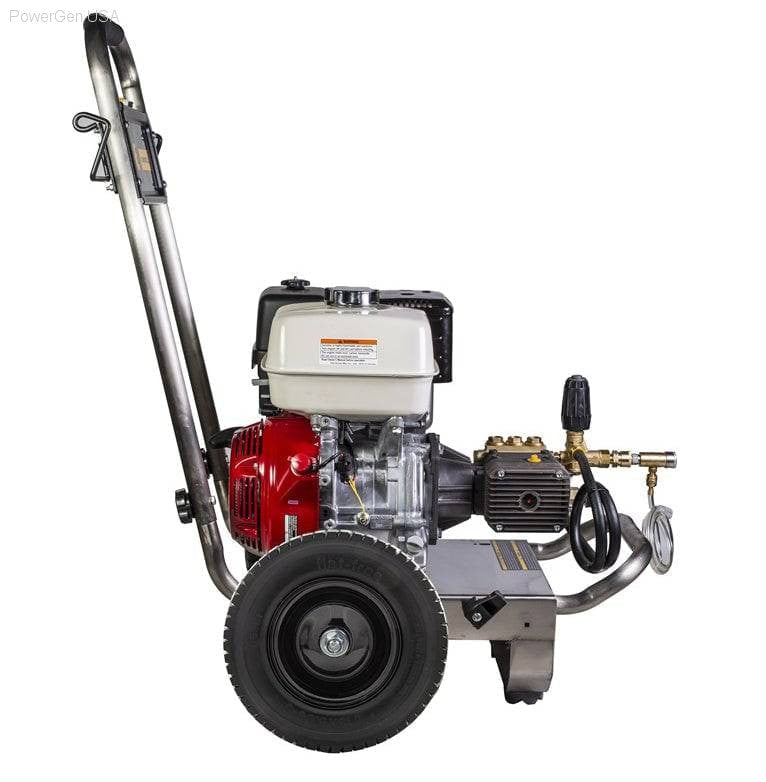 Pressure Washers - Be Power Equipment 4000 PSI 4.0 GPM Gas Pressure Washer With Honda GX390 Engine And Comet Triplex Pump