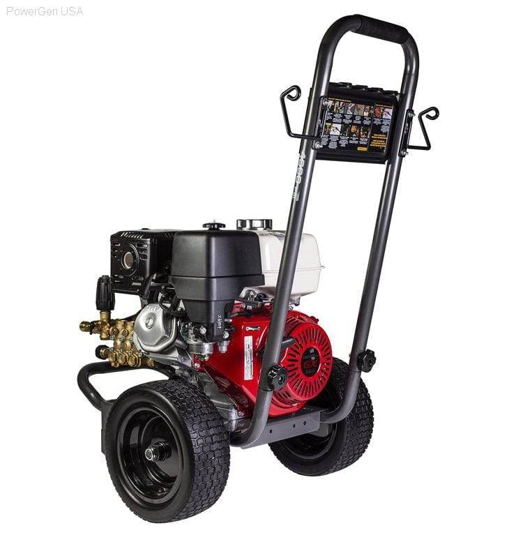 Pressure Washers - BE Power Equipment 4000 PSI 4.0 GPM Gas Pressure Washer With Honda GX390 Engine And General Triplex Pump