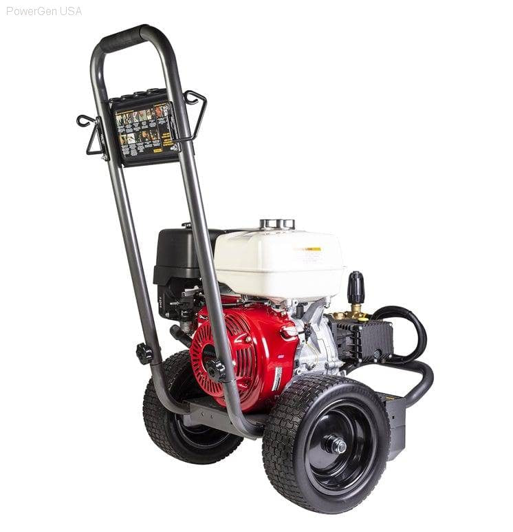 Pressure Washers - BE Power Equipment 4000 PSI 4.0 GPM Gas Pressure Washer With Honda GX390 Engine And General Triplex Pump