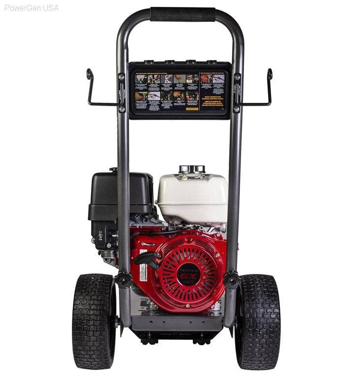 Pressure Washers - BE Power Equipment 4000 PSI 4.0 GPM Gas Pressure Washer With Honda GX390 Engine And General Triplex Pump