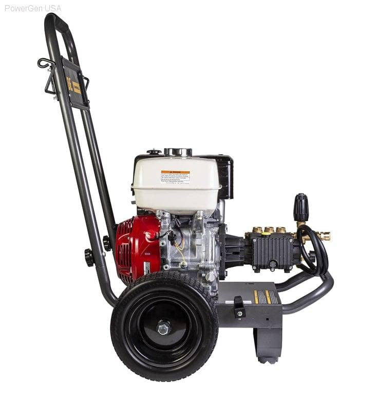 Pressure Washers - BE Power Equipment 4000 PSI 4.0 GPM Gas Pressure Washer With Honda GX390 Engine And General Triplex Pump