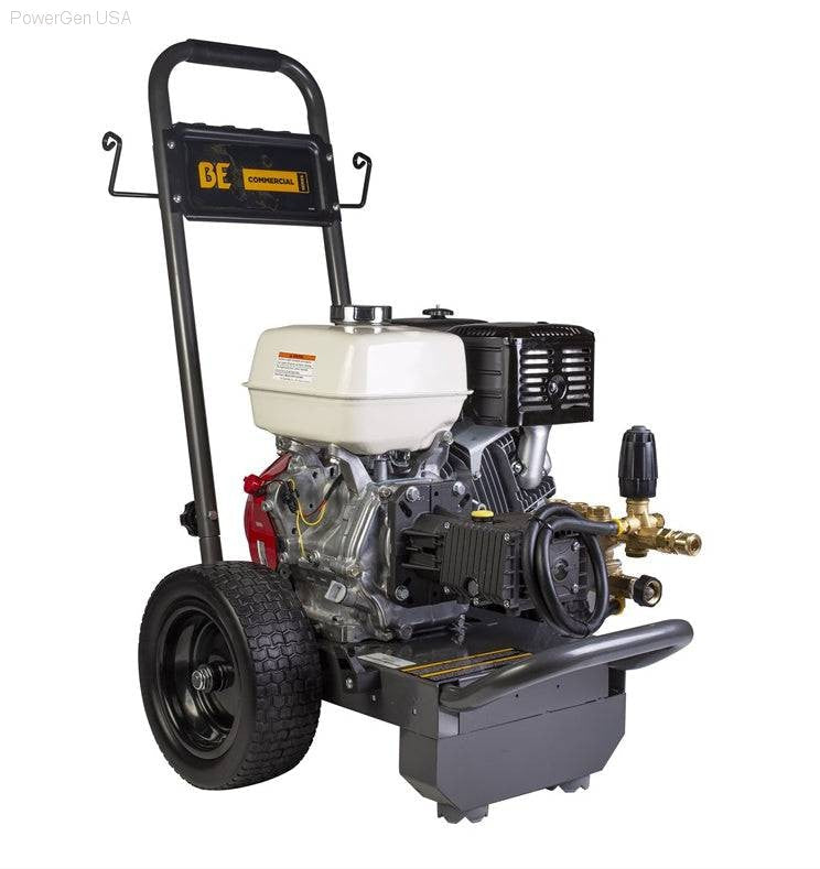 Pressure Washers - BE Power Equipment 4000 PSI 4.0 GPM Gas Pressure Washer With Honda GX390 Engine And General Triplex Pump