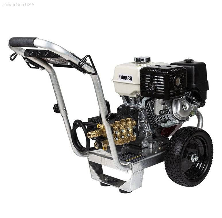 Pressure Washers - BE Power Equipment 4000 PSI 4.0 GPM GPM Gas Pressure Washer With Honda GX390 Engine And General Triplex Pump