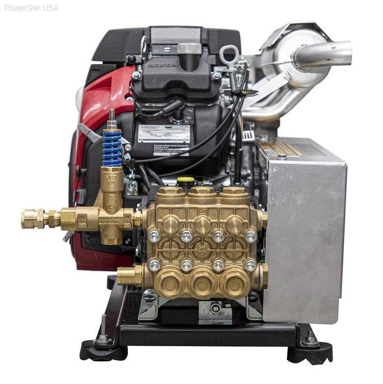 Pressure Washers - BE Power Equipment Truck Mounted Pressure Washer Honda Engine 3500 Psi 8 Gpm