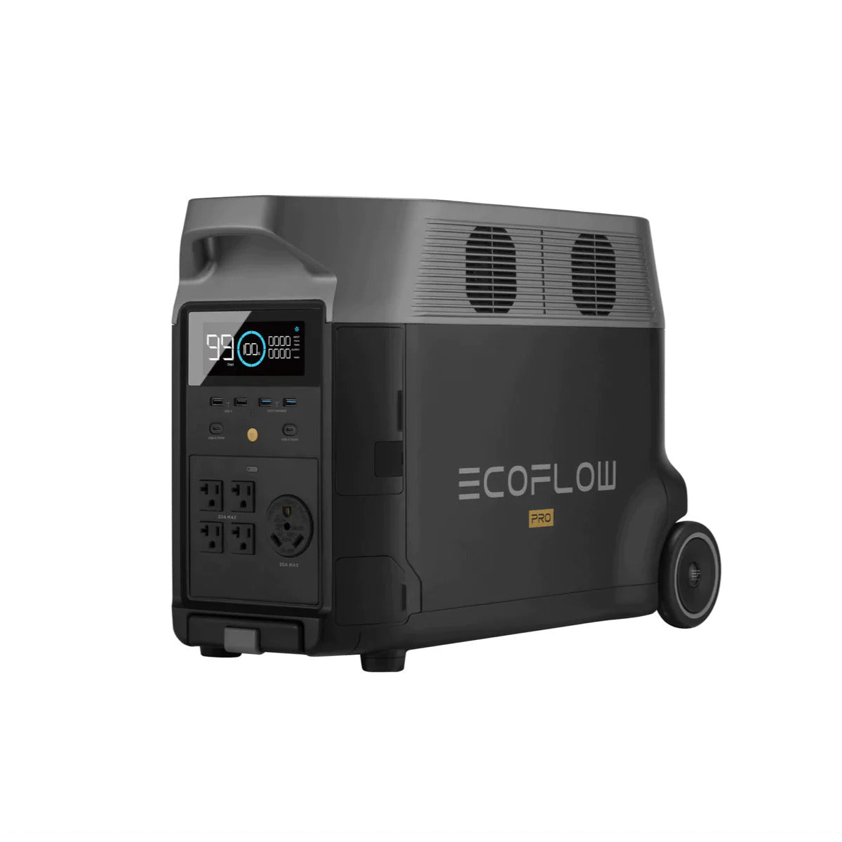 Solar & Battery Powered - EcoFlow DELTA Pro + 2*Extra Battery