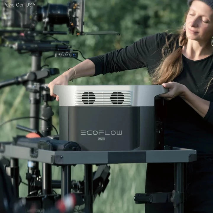 Solar & Battery Powered - EcoFlow DELTA Max 1600 Portable Power Station