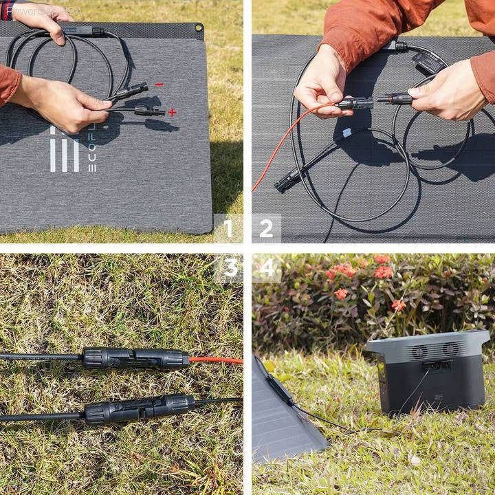 Solar & Battery Powered - EcoFlow 110W Solar Panel