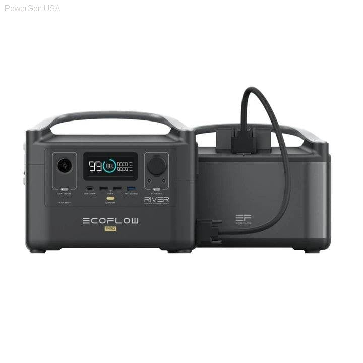 Solar & Battery Powered - EcoFlow RIVER Pro Extra Battery