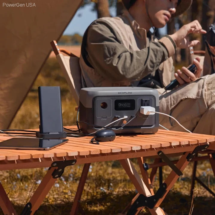 Solar & Battery Powered - EcoFlow RIVER 2 Portable Power Station