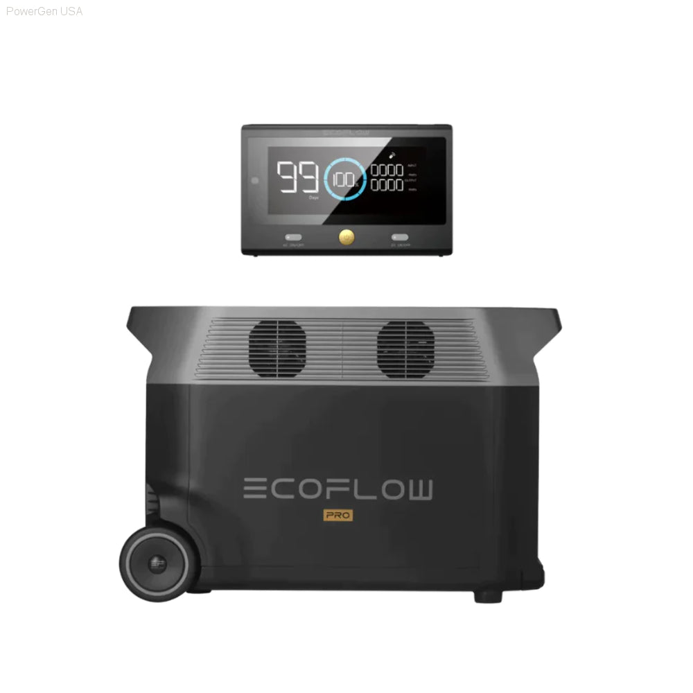 Solar & Battery Powered - EcoFlow DELTA Pro + 1*Remote Control