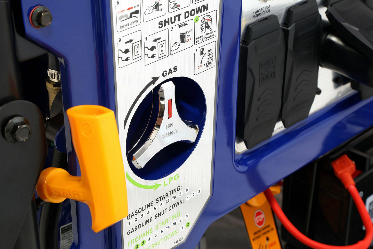 11,050W Dual Fuel Portable Generator