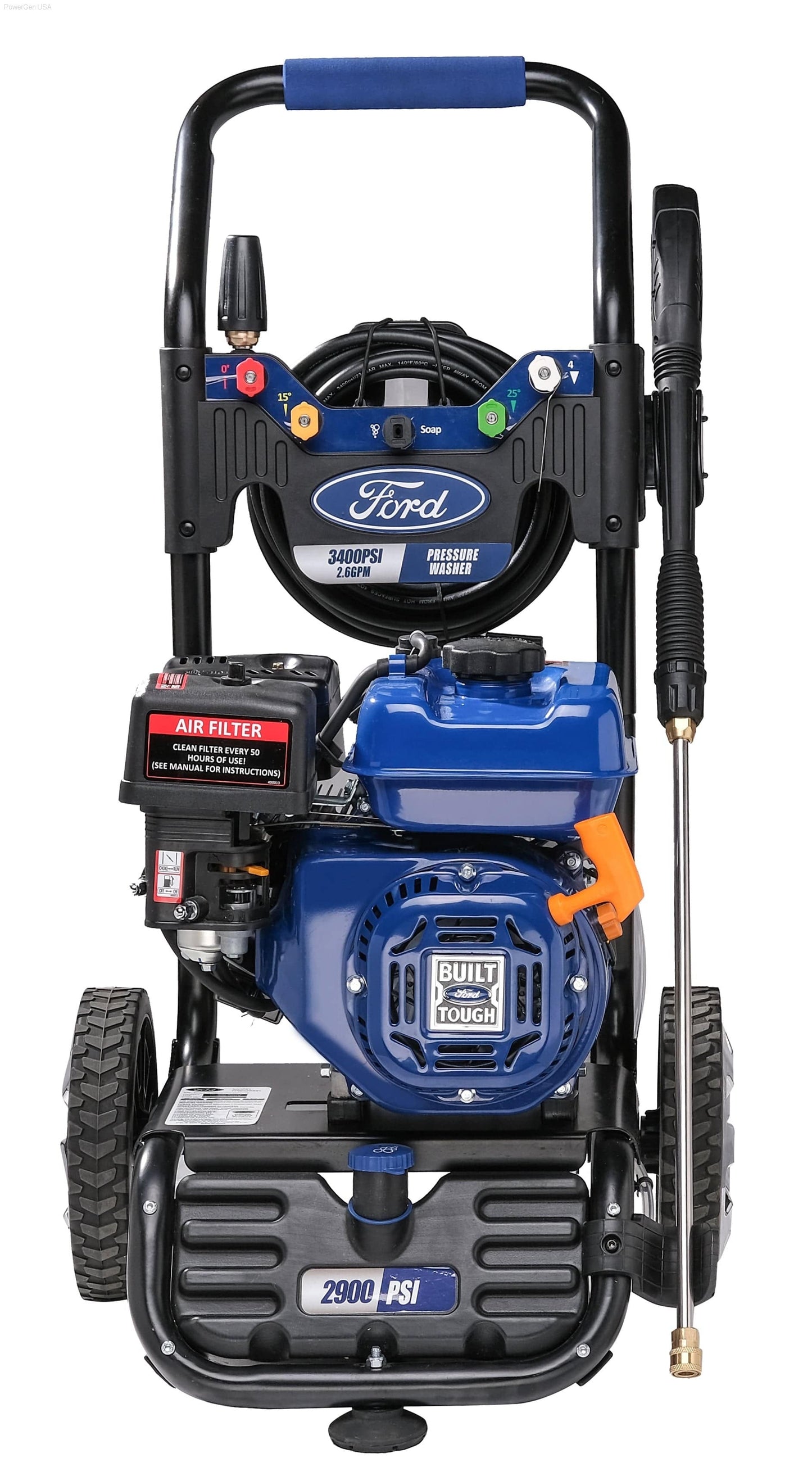 Pressure Washers - Ford-FPWG3400H-J 3400 PSI Gas-Powered Pressure Washer