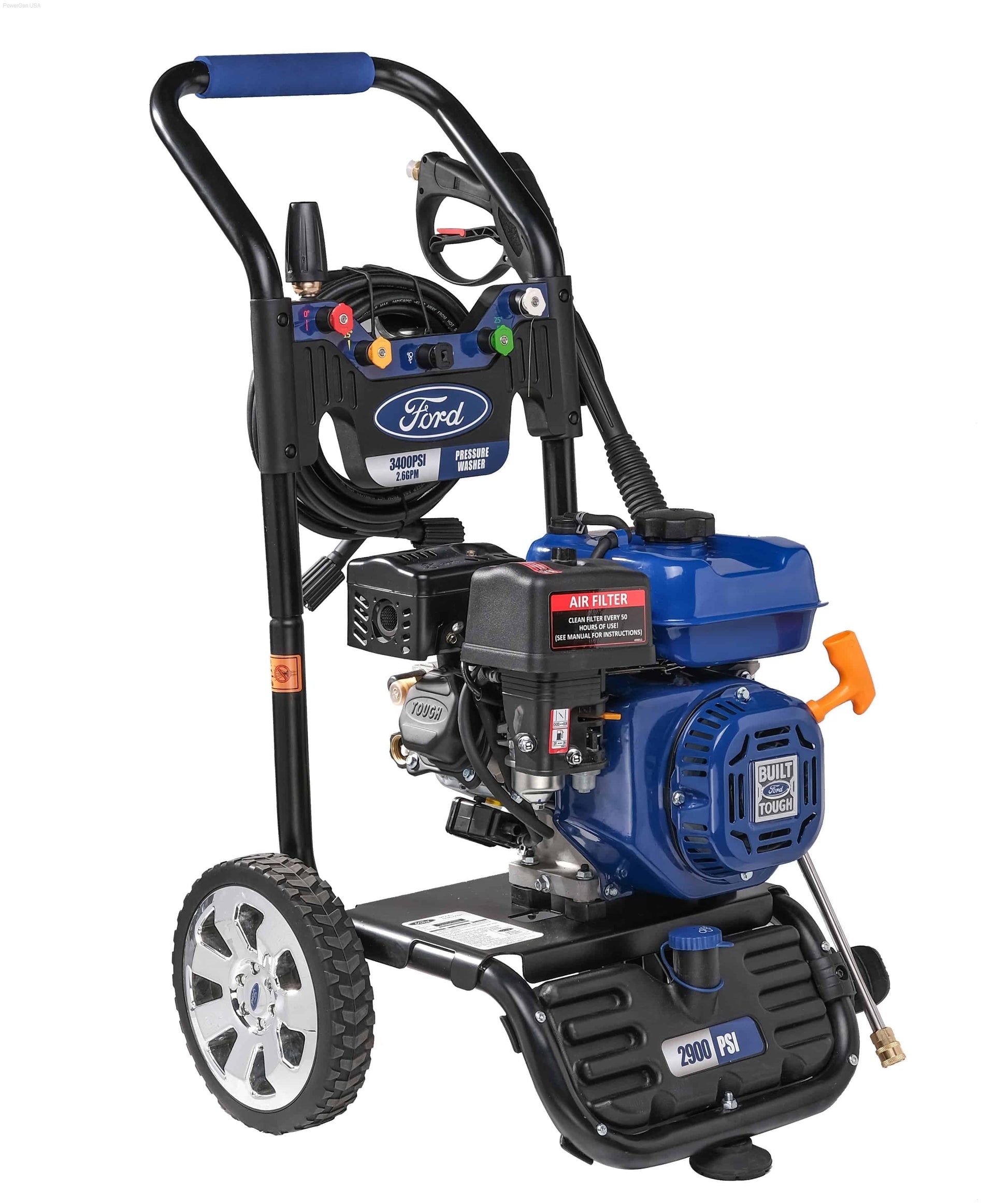 Pressure Washers - Ford-FPWG3400H-J 3400 PSI Gas-Powered Pressure Washer