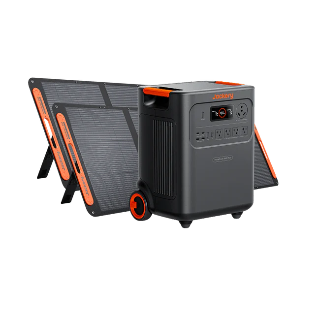 Jackery HomePower 3600 Plus + 2 x SolarSaga 200W - PowerGen USA