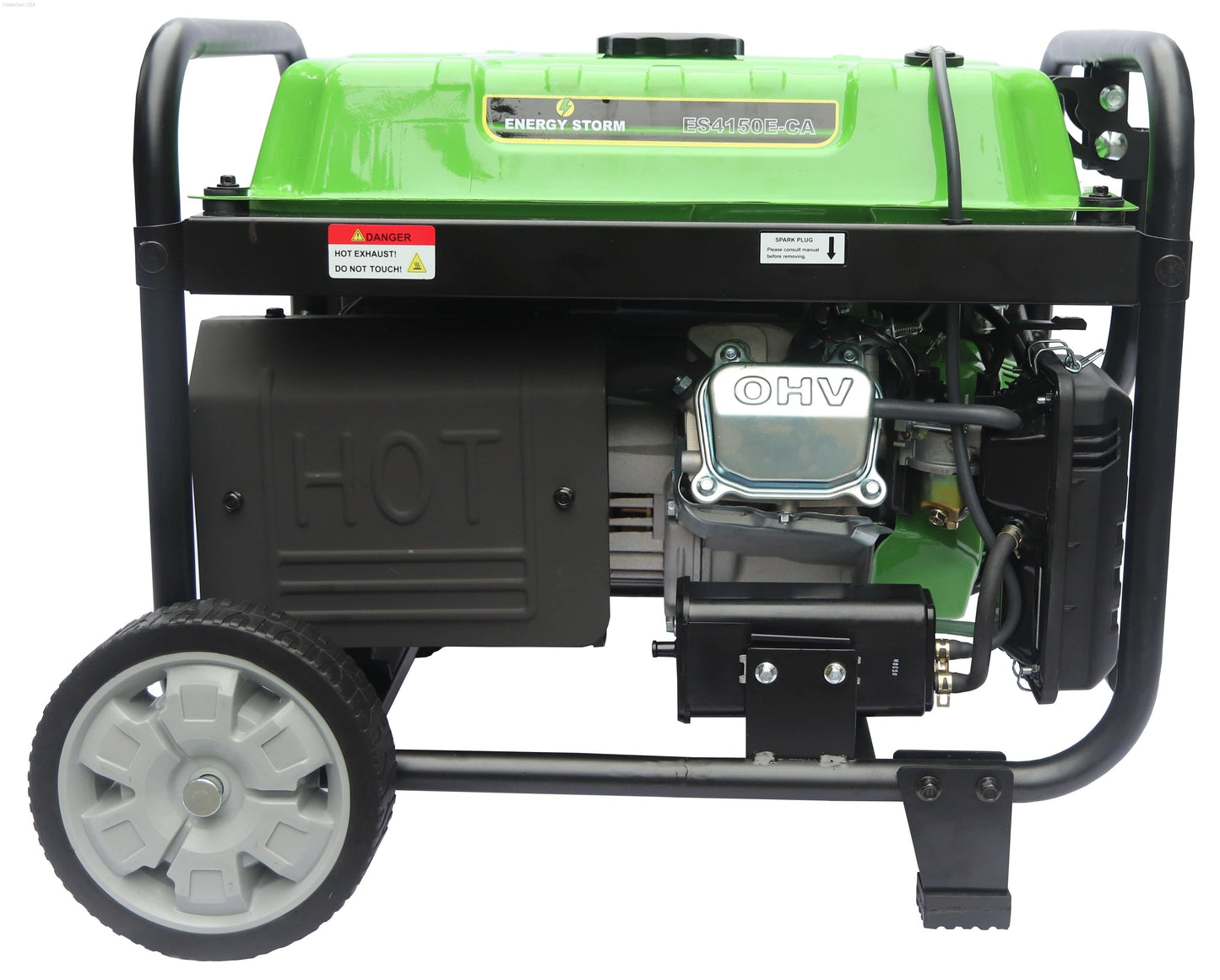 Gas Generators - LIFAN Power USA 3500-Watt Surge 3200 Watt Rated Electric Or Recoil Start Open Frame Generator -CARB