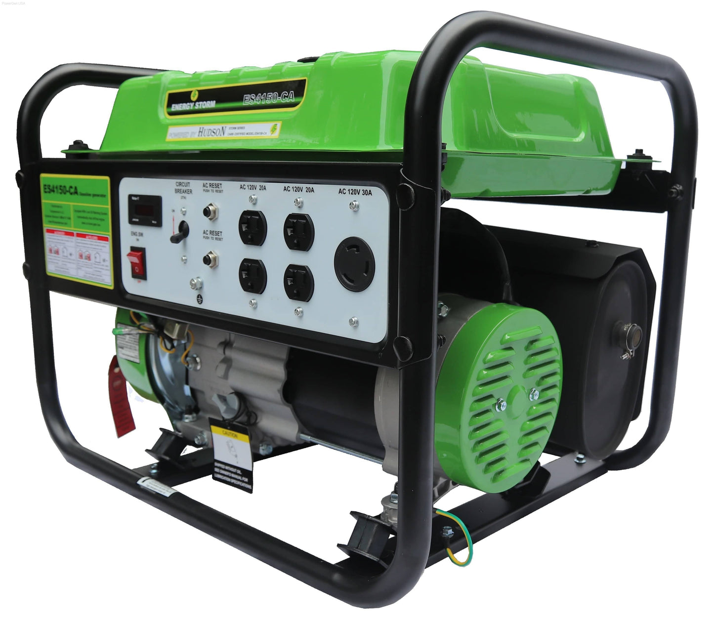 Gas Generators - LIFAN Power USA  3500-Watt Surge 3200 Watt Rated Recoil Start Open Frame Generator -CARB