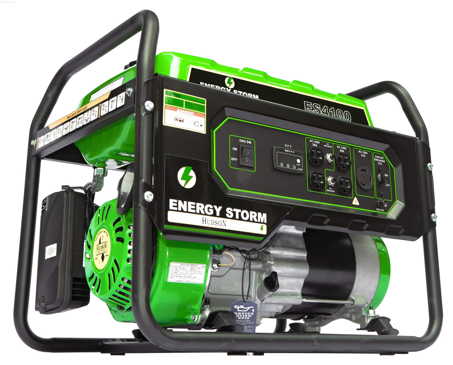 Gas Generators - LIFAN Power USA 4100 Watts  7hp Gas Powered Portable Generator