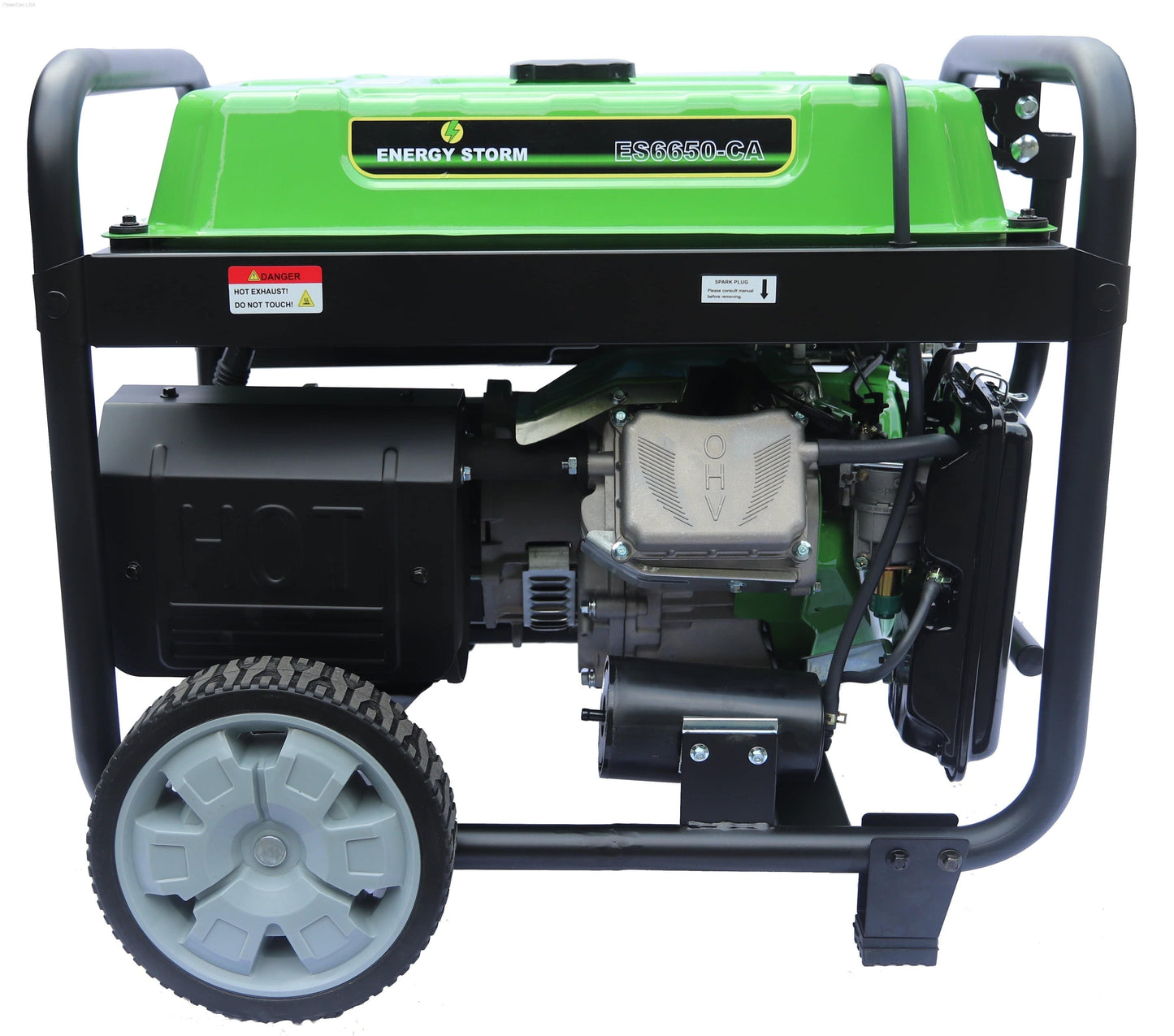 Gas Generators - LIFAN Power USA  6500-Watt Surge 6000 Watt Rated Recoil Start Open Frame Generator