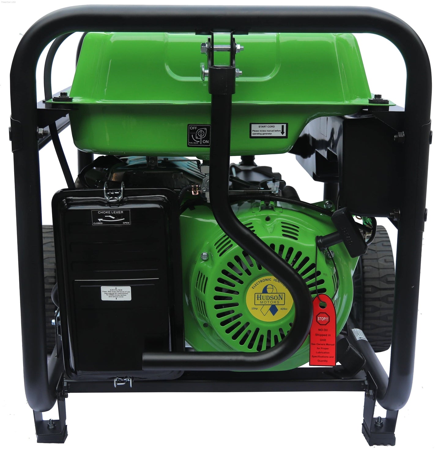 Gas Generators - LIFAN Power USA  6500-Watt Surge 6000 Watt Rated Recoil Start Open Frame Generator