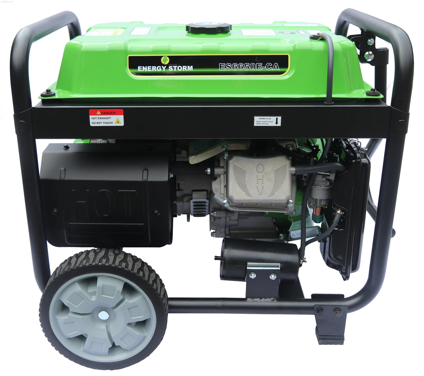Gas Generators - LIFAN Power USA 6500-Watt Surge 6000 Watt Rated Recoil Start Open Frame Generator -CARB