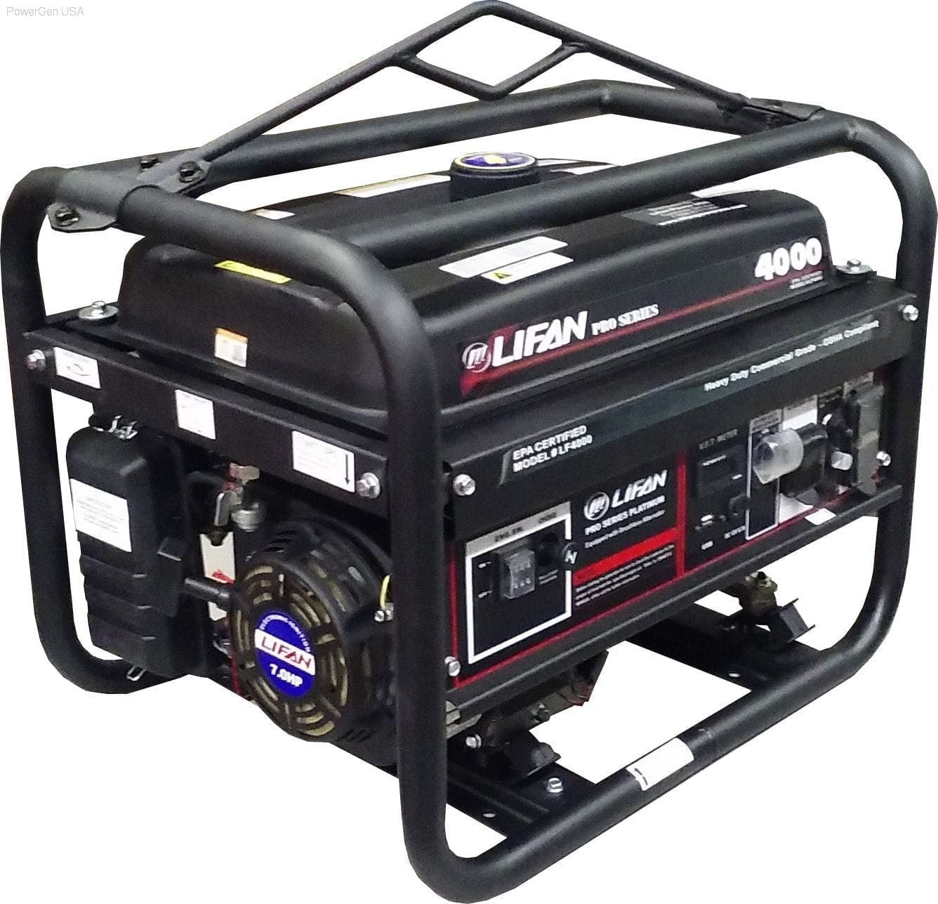 Gas Generators - LIFAN Power USA CARB WeldPro 200a DC Arc Welder/ 4000 Watt Generator