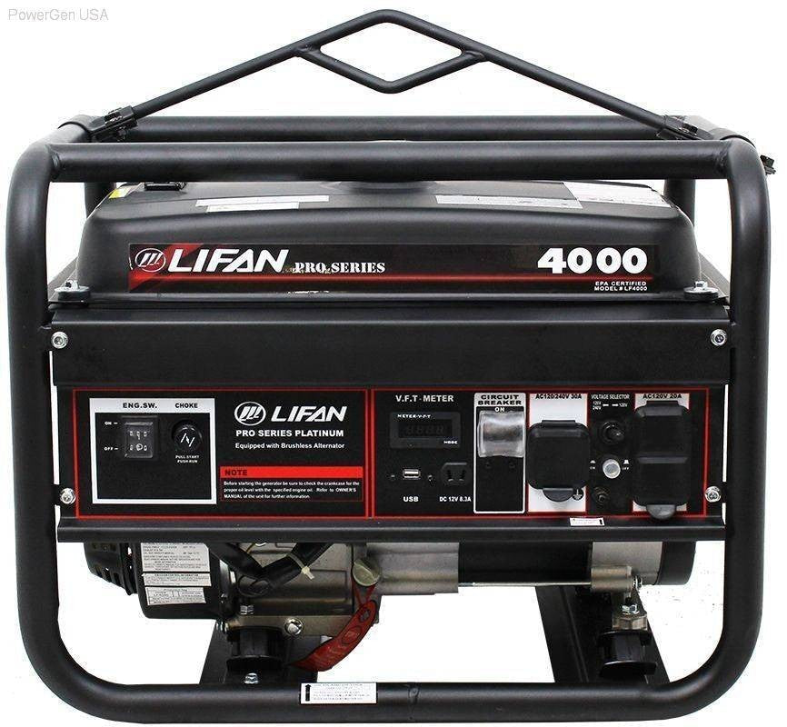 Gas Generators - LIFAN Power USA CARB WeldPro 200a DC Arc Welder/ 4000 Watt Generator