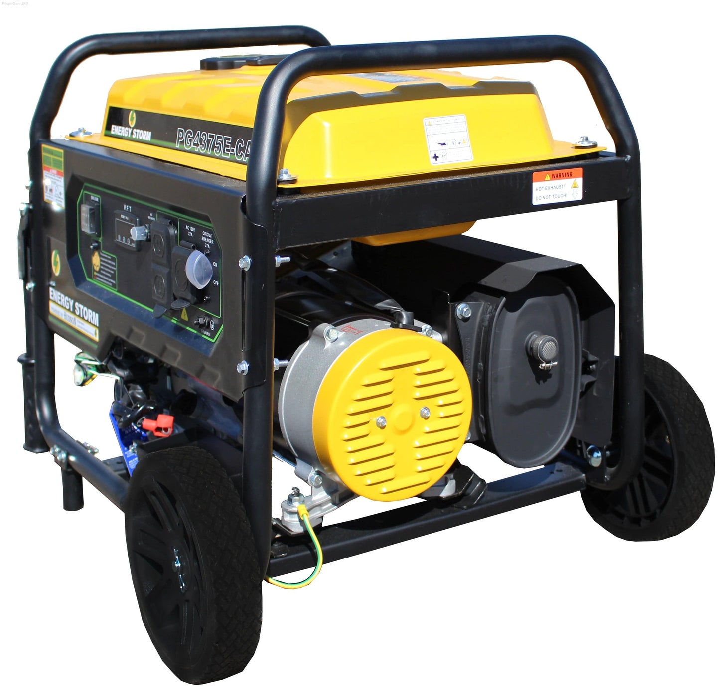 Gas Generators - LIFAN Power USA PG4375E-CA / 4375W Surge 3500W Rated Electric / Recoil Start Open Frame Generator