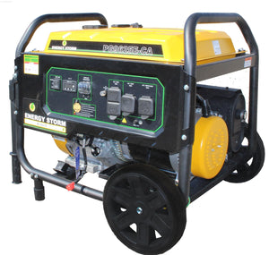 Gas Generators - Lifan Power USA PG9625E-CA / 9625W Surge 7700W Rated Electric / Recoil Start Open Frame Generator