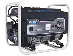 Gas Generators - Pulsar PG2200R-2200W Generator RATED 1600W Carb Approved