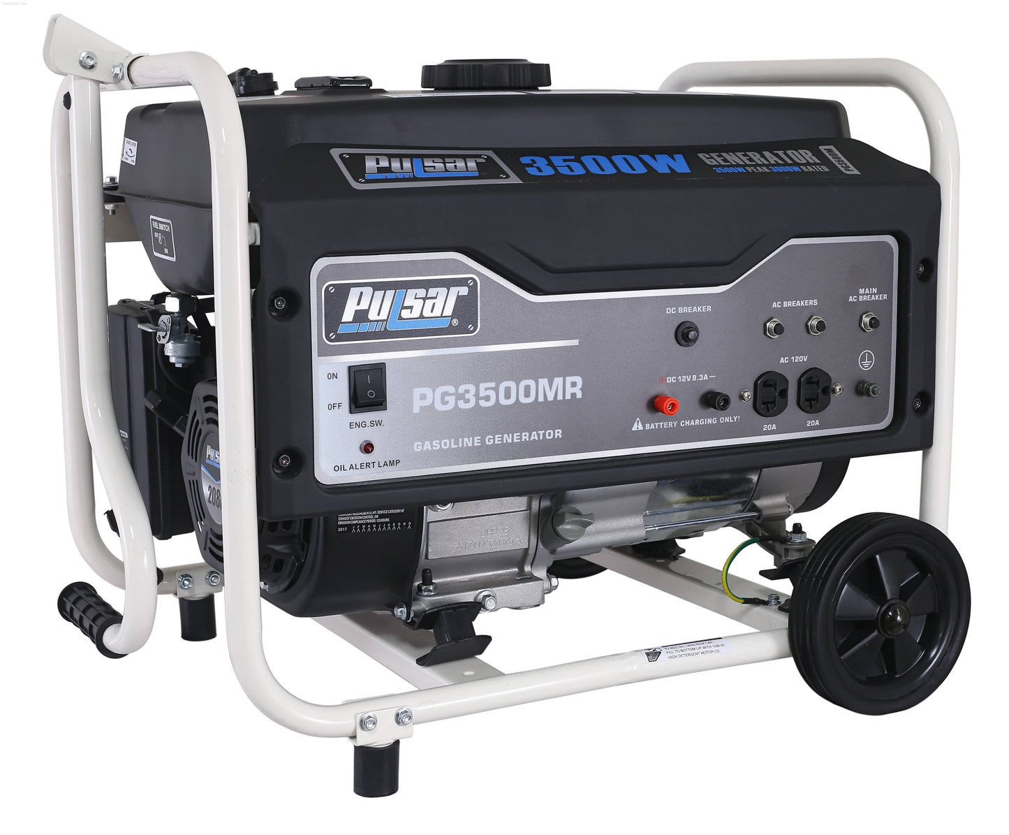 Gas Generators - Pulsar PG3500MR-3500W Generator RATED 3000W