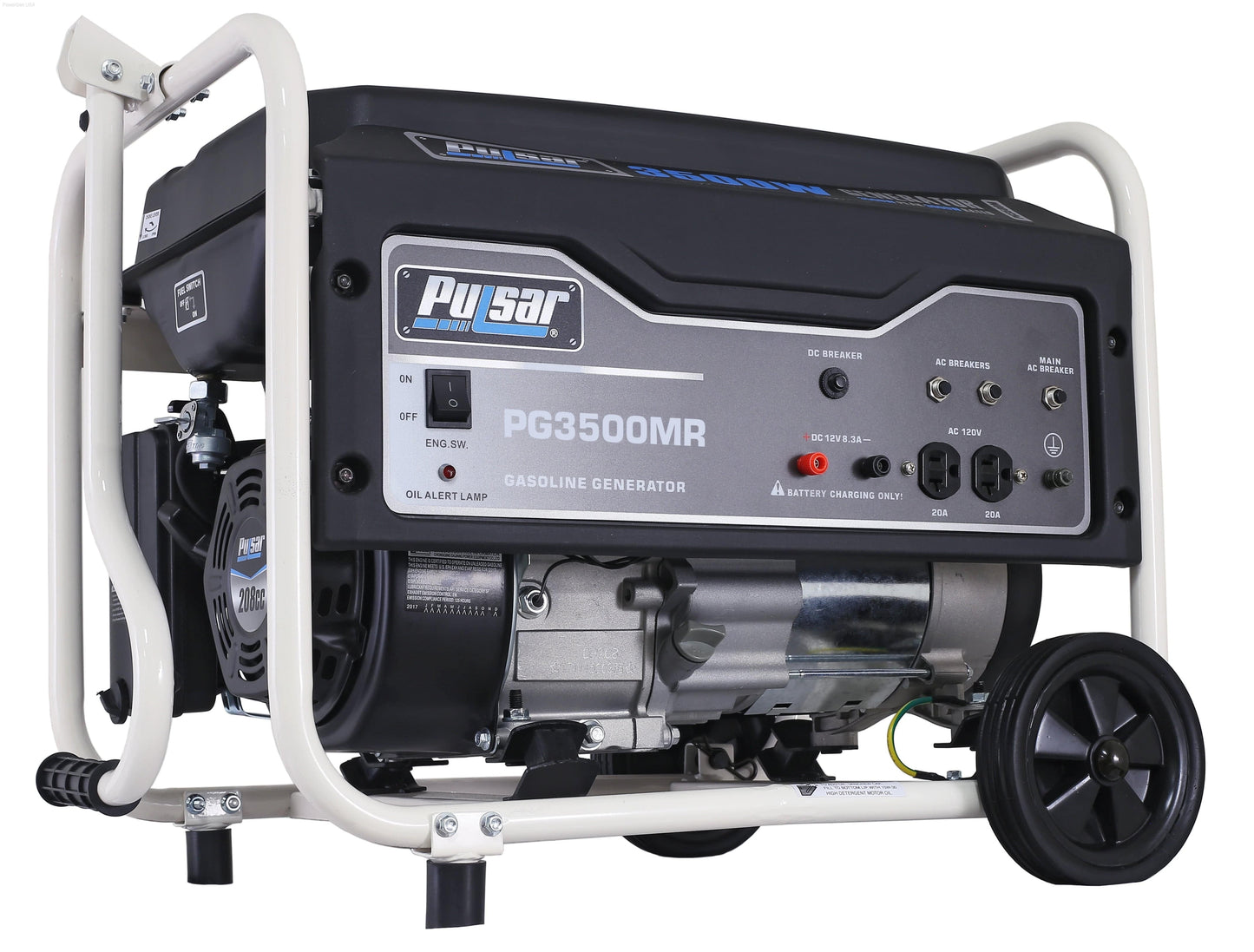 Gas Generators - Pulsar PG3500MR-3500W Generator RATED 3000W