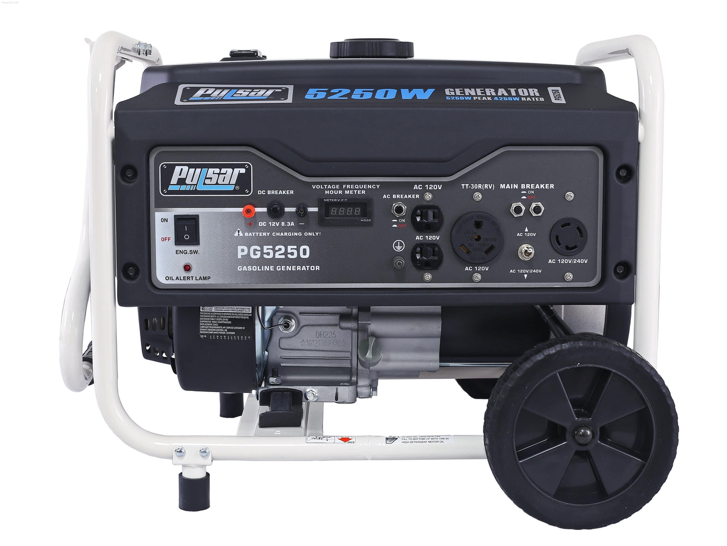 Gas Generators - Pulsar PG5250-5250W Generator RATED 4250W