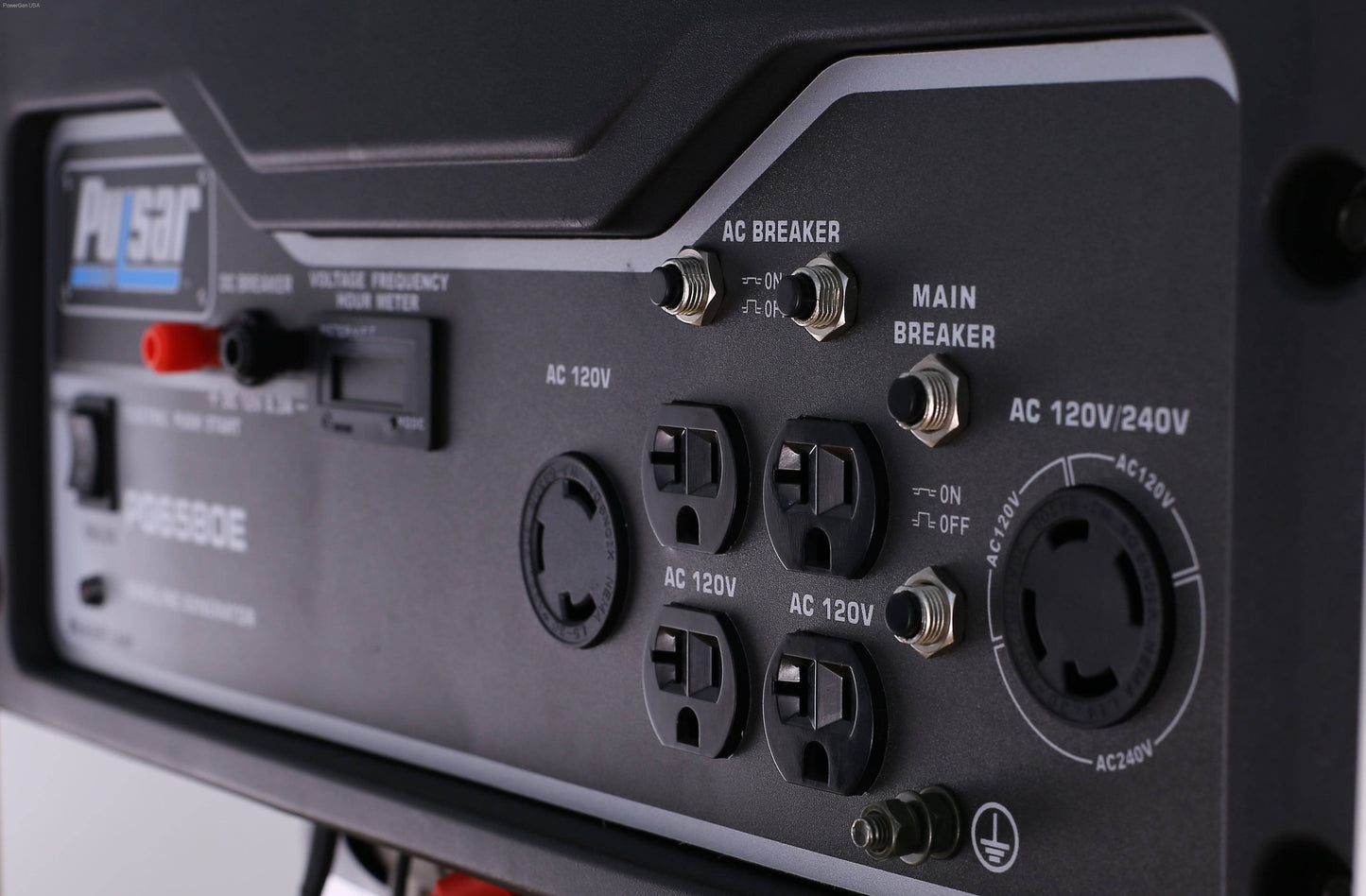 Gas Generators - Pulsar PG6580E-6580W Generator RATED 5500W Carb Approved