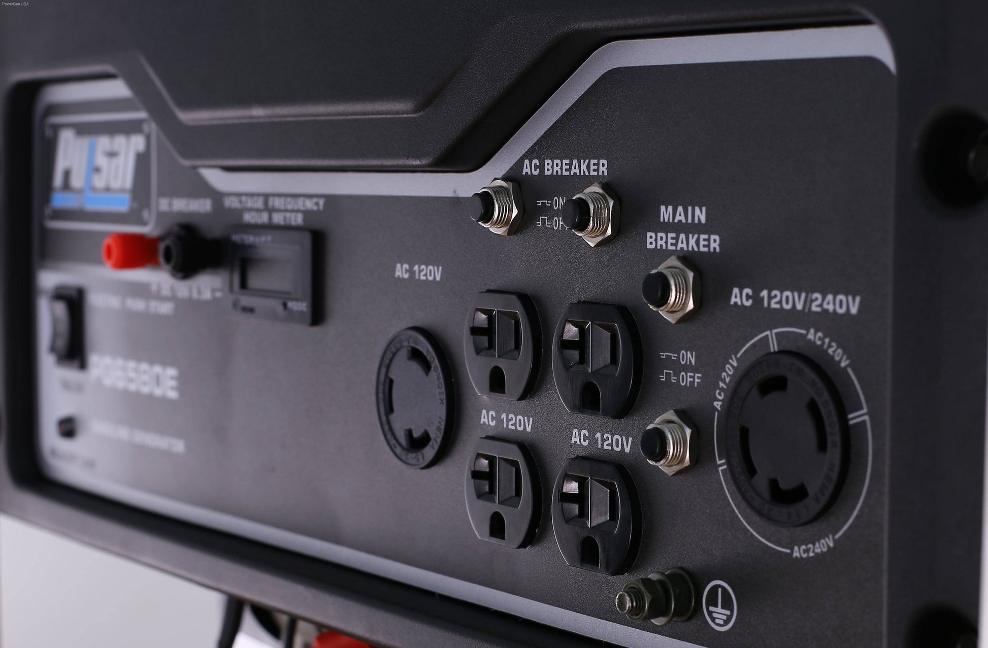 Gas Generators - Pulsar PG6580E-6580W Generator RATED 5500W Carb Approved