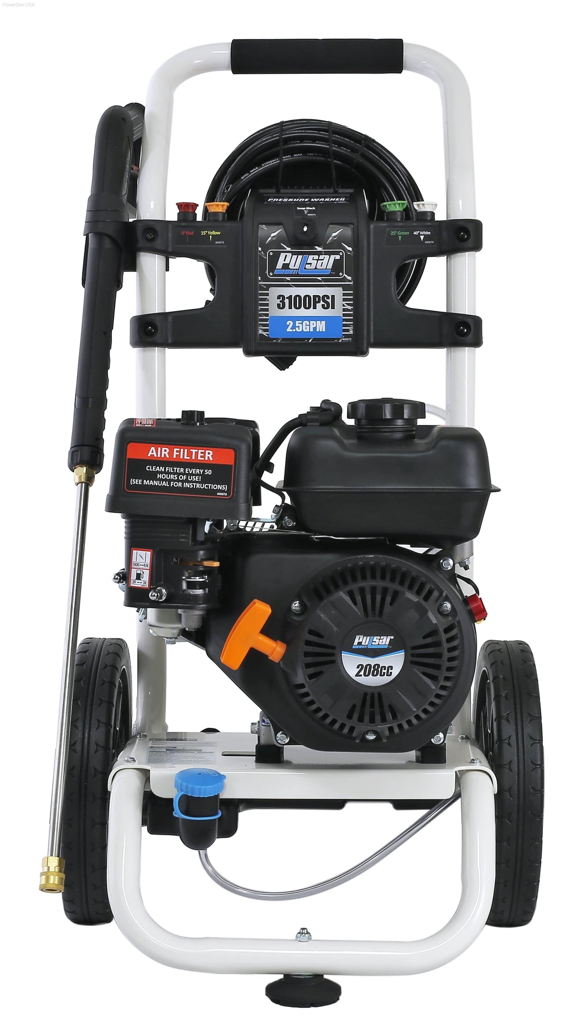 Pressure Washers - Pulsar W31H19 -3100 PSI Gas-Powered Pressure Washer