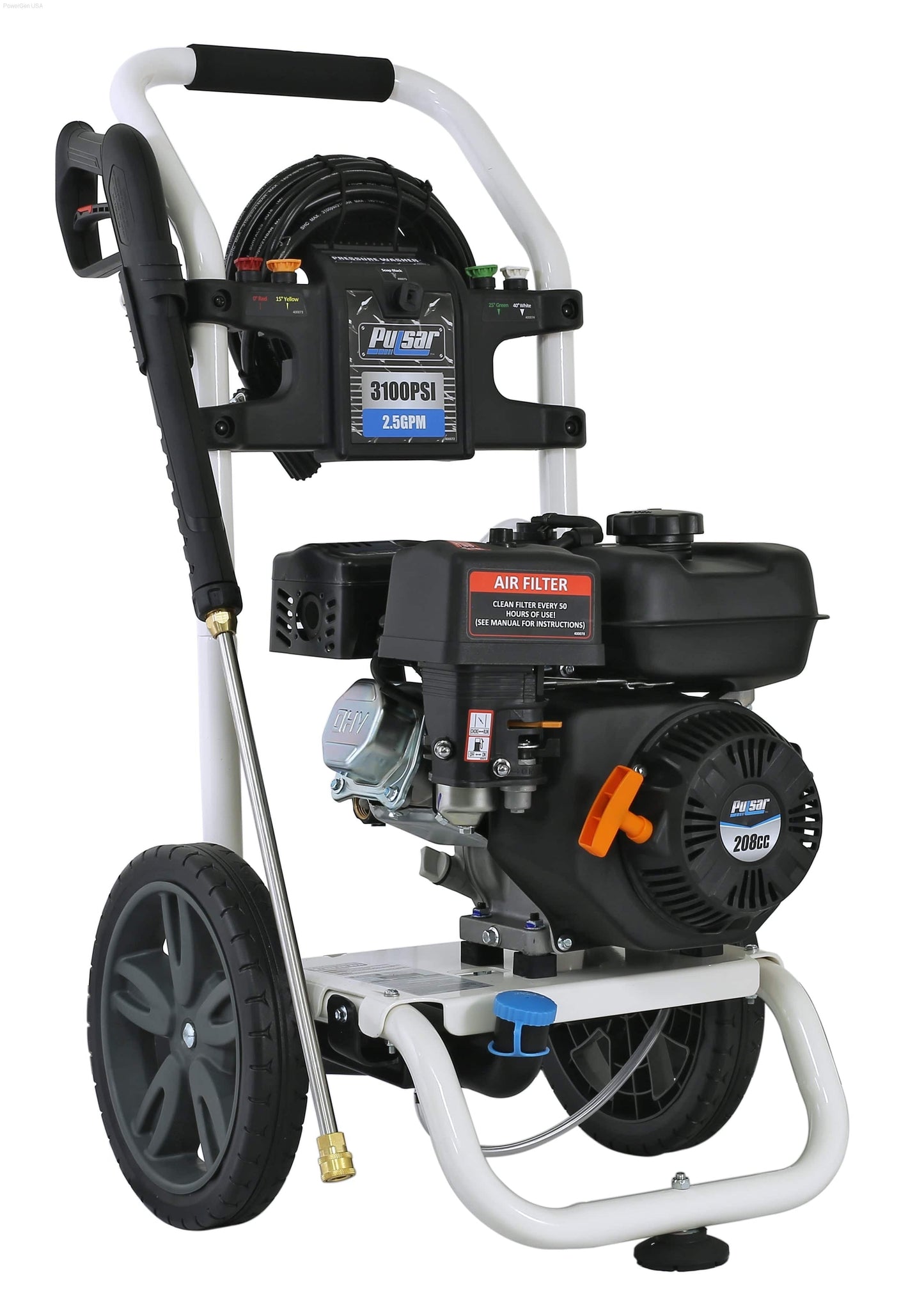 Pressure Washers - Pulsar W31H19 -3100 PSI Gas-Powered Pressure Washer