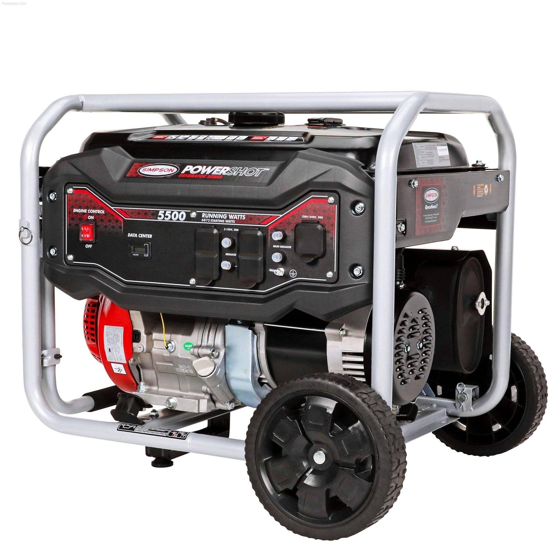 Gas Generators - SIMPSON PowerShot Portable 5500-Watt Generator