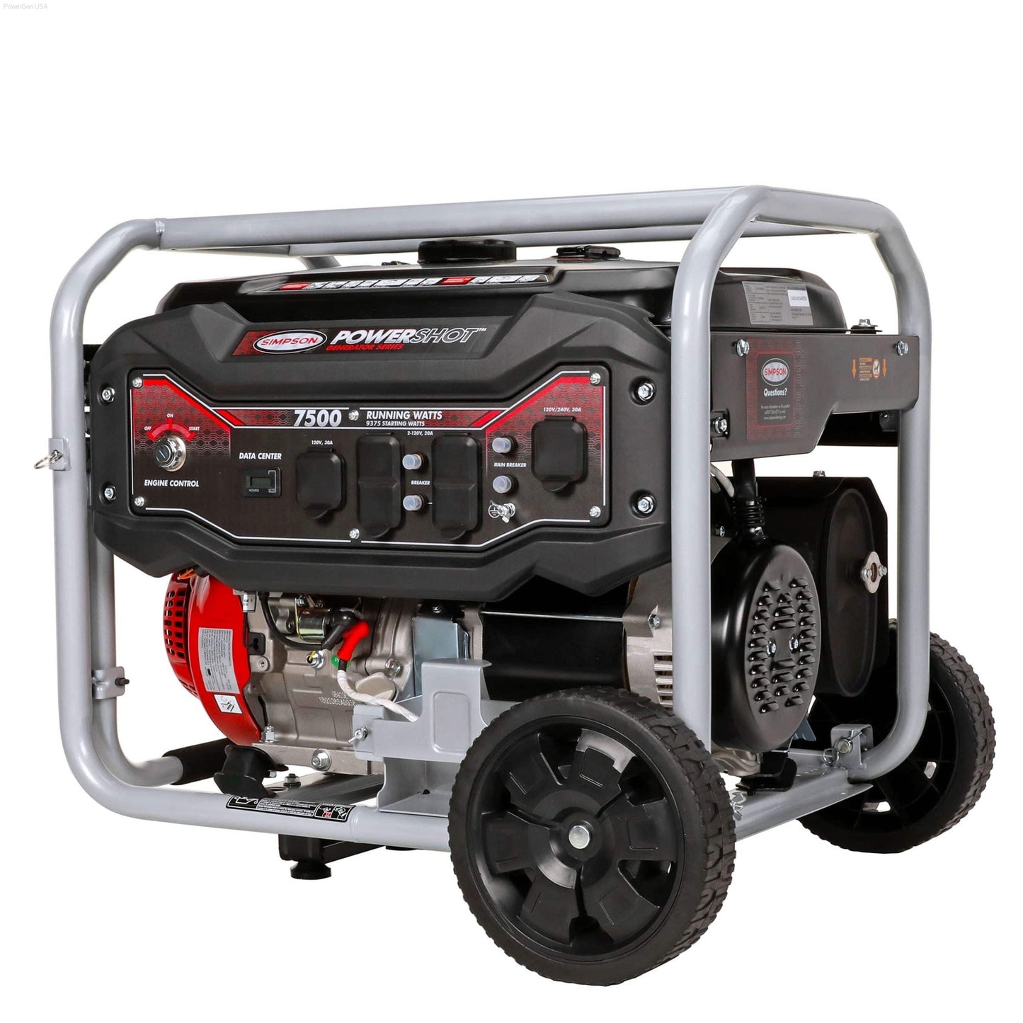 Gas Generators - SIMPSON PowerShot Portable 7500-Watt Generator