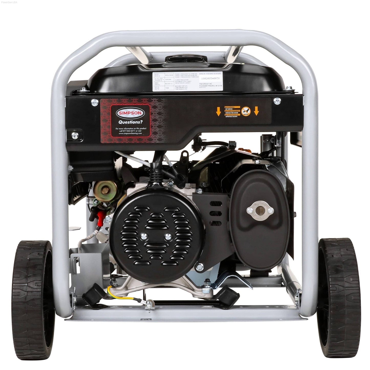 Gas Generators - SIMPSON PowerShot Portable 7500-Watt Generator