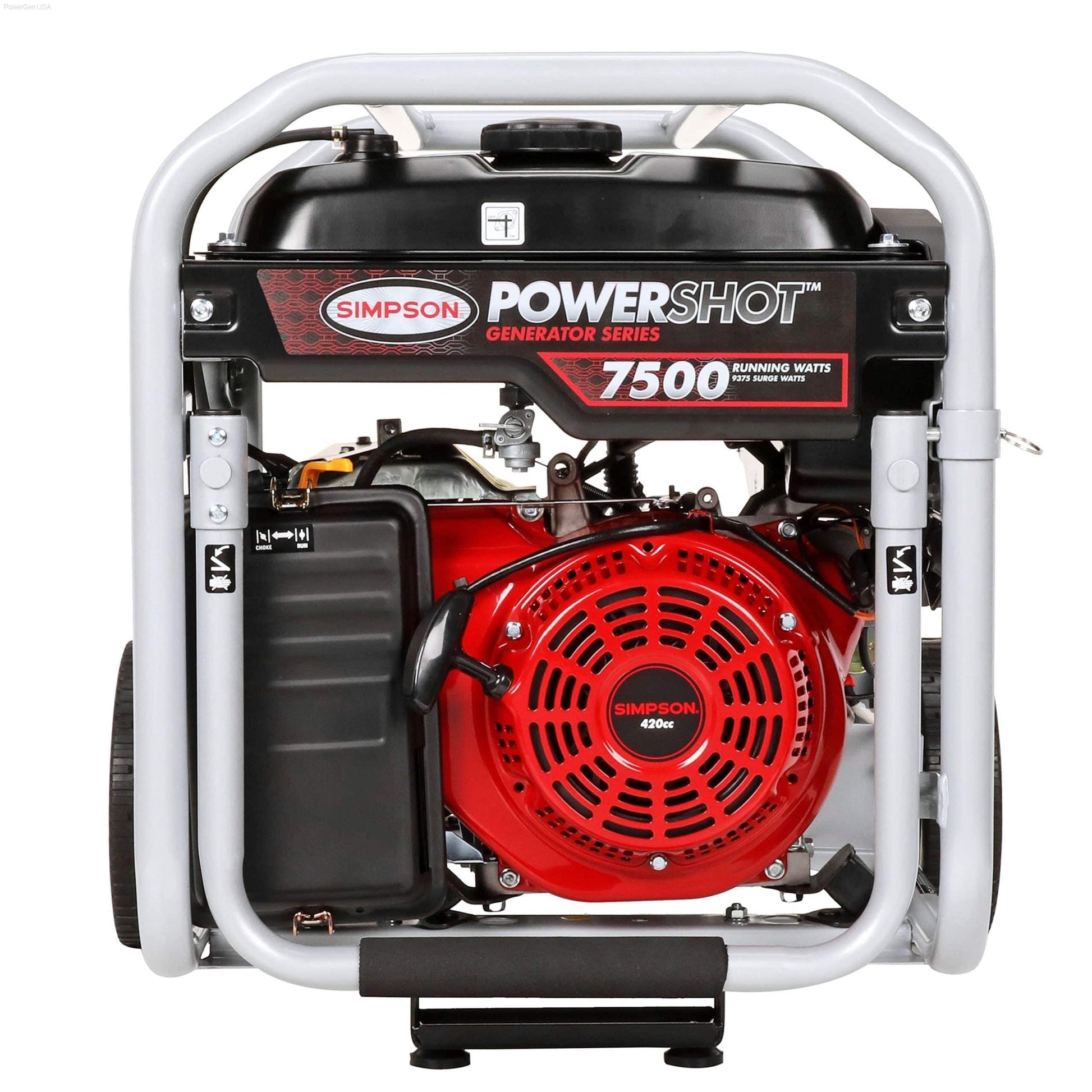Gas Generators - SIMPSON PowerShot Portable 7500-Watt Generator