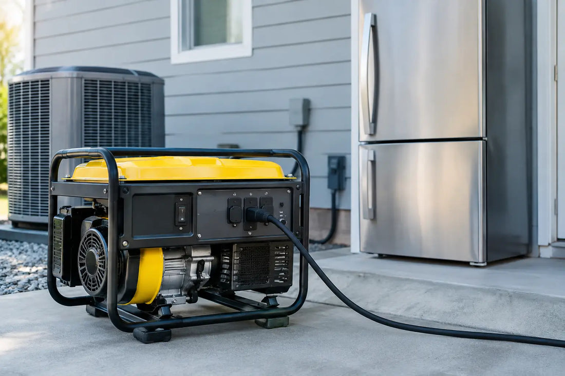 Portable Generator for Refrigerator and Furnace