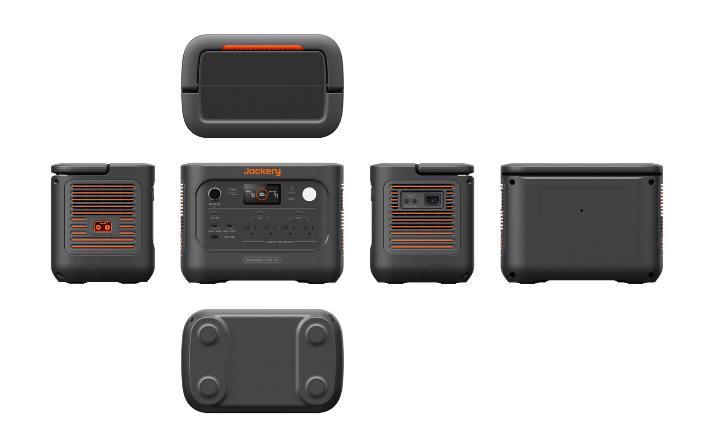Jackery Solar Generator HomePower 1000 V2 Plus Black