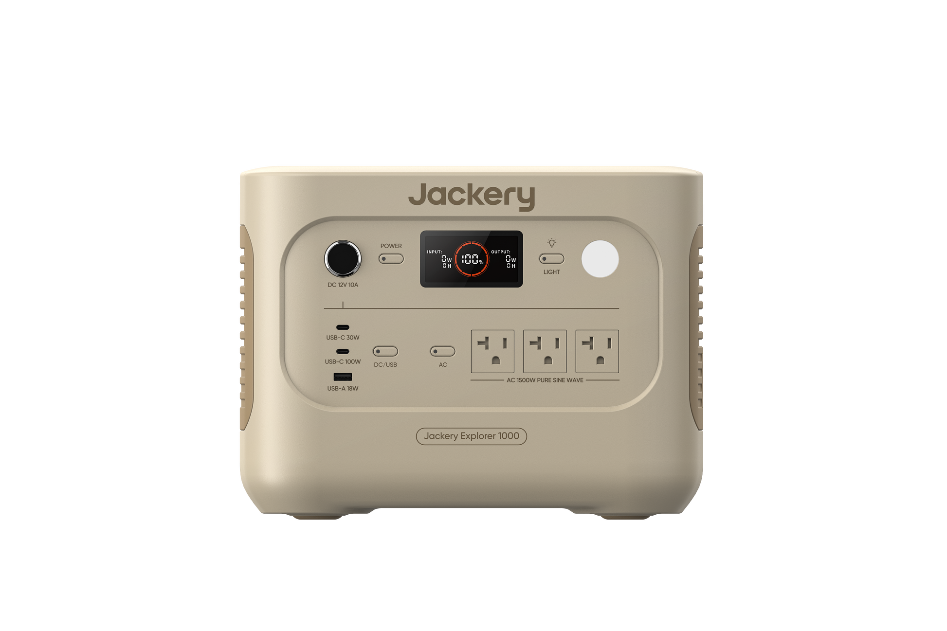 Jackery Explorer E1000 v2 Dune White Portable Power Station - PowerGen USA