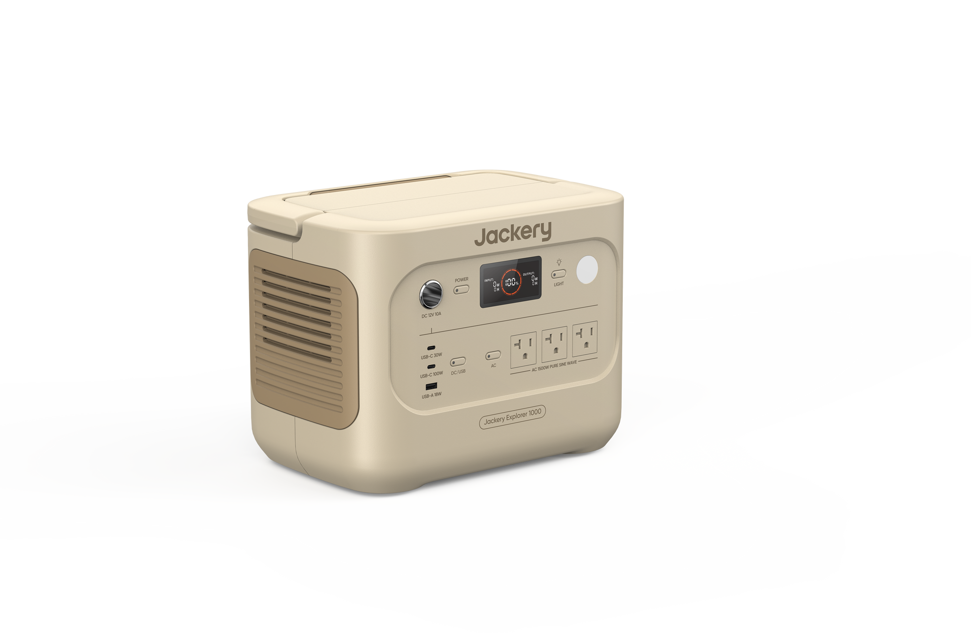 Jackery Explorer E1000 v2 Dune White Portable Power Station - PowerGen USA
