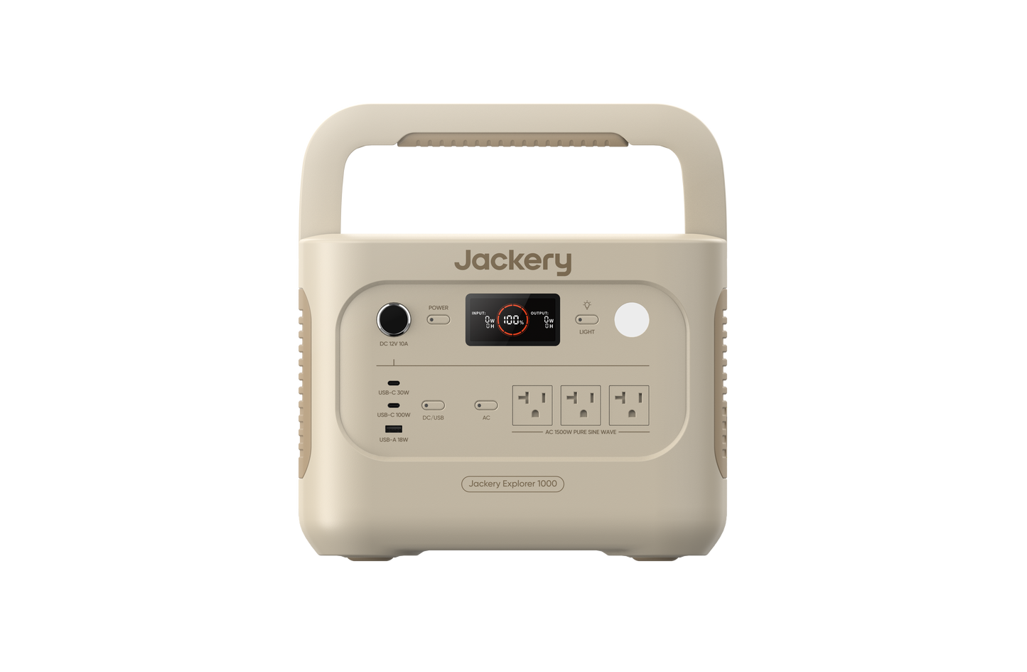 Jackery Explorer E1000 v2 Dune White Portable Power Station - PowerGen USA