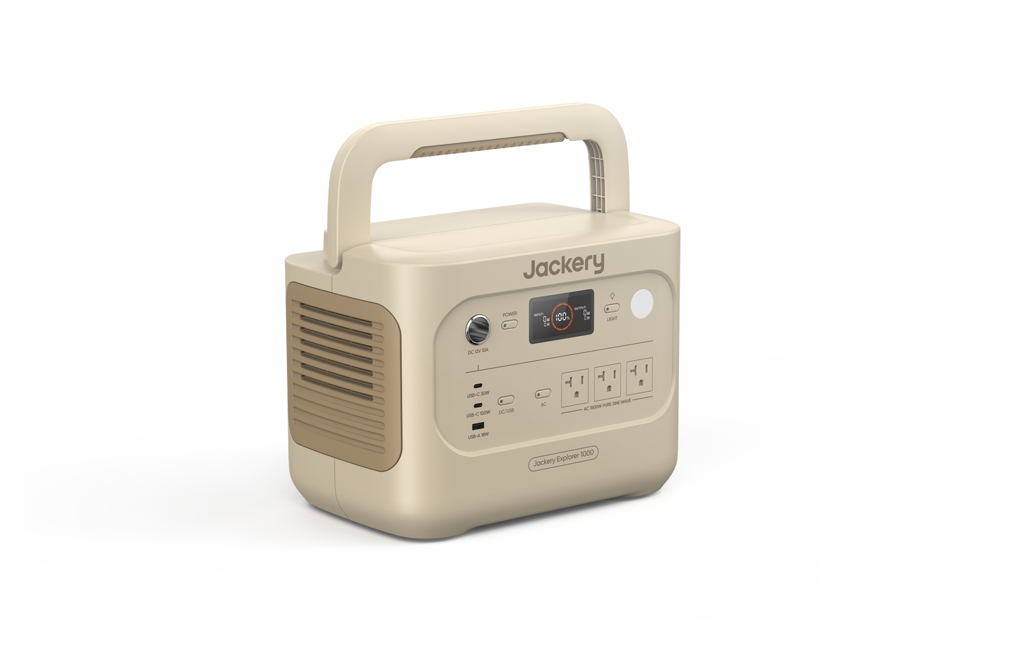 Jackery Explorer E1000 v2 Dune White Portable Power Station - PowerGen USA