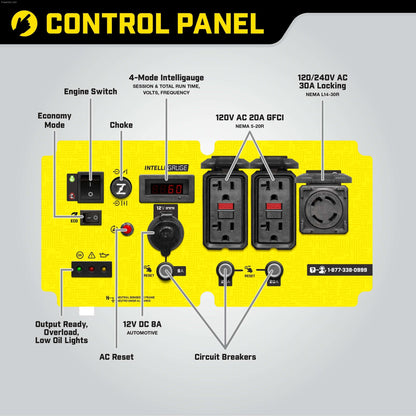 Gas Generators - Champion 6250-Watt Open Frame Inverter With Quiet Technology