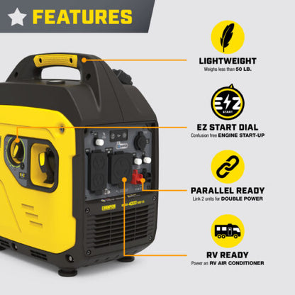 Champion 100809 4000W Inverter with CO Shield® - PowerGen USA