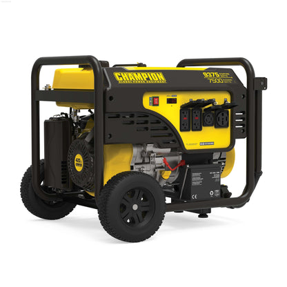 Gas Generators - Champion 7500-Watt Portable Generator With Electric Start